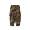 Roupas da Moda Street Dance para Crianças Meninos e Meninas Hip-Hop Marca da Moda Conjunto de Colete Camuflado Roupas de Performance Hip-Hop para Crianças Largas
