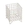 Caja de Almacenamiento para Toallas Faciales Usadas Reutilizada como Estante de Baño para Cosméticos y Artículos de Tocador en el Lavabo