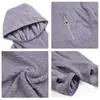 Sudadera con capucha ligera de forro polar Air Fleece Thermolite American Leica, temperatura constante, sudadera deportiva térmica con capucha