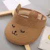 Chapéu de Palha de Verão Chapéu de Sol Chapéu de Sol Chapéu Artesanal para Meninos e Meninas