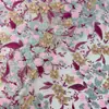 Tela de Malla Bordada Floral con Lentejuelas y Bordado de Tubo de Cuentas Encaje Tela de Lentejuelas Vestido de Boda Vestido de Banquete