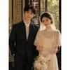 Nuevo traje Zhongshan estilo chino con cuello mao para hombre, adecuado para novios en bodas, compromisos y banquetes; un traje sofisticado y elegante para hombres jóvenes, perfecto para el otoño