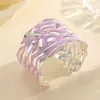Nueva Moda Pulsera de Hoja de Metal Diseño de Nicho Espiga Oreja de Trigo Árbol Hoja Brazalete Abierto Fabricante Mayorista Transfronterizo Joyería