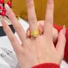 El anillo giratorio del cuenco del tesoro de Yu Hong es un diseño de nicho, lujo ligero, estilo chino nuevo, anillo abierto finamente elaborado, directo del fabricante