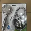 Cabezal de ducha de alto flujo famoso en Internet Cabezal de ducha de mano presurizado Calentador de agua de baño Juego de ducha