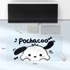 Alfombrilla de ratón linda de dibujos animados, alfombrilla extragrande de cuero PU resistente a las manchas, alfombrilla para escritorio de computadora de niña, alfombrilla impermeable para escribir para imprimir