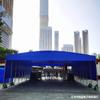 Toldo Deslizante Telescópico Toldo Plegable Aleación de Aluminio Publicidad Móvil Logística de Eventos Almacenamiento Estacionamiento Tienda de Campaña para Exteriores