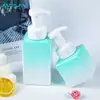 43 dientes 250ml450ml botella con bomba espumadora de presión cuadrada loción para manos limpiador facial champú gel de ducha botella de espuma