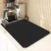 Tapete Absorvente Drenante para Bancada de Cozinha Mesa de Lavar Almofada Secadora à Prova de Salpicos Tapete para Copos de Água Tapete Isolante Térmico Sem Lavagem Tapete de Cor Sólida