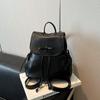 Mochila Fashion com Laço Bolsa Feminina 2025 Verão Nova Mochila Estilo Coreano Estilo Faculdade Bolsa de Balde Portátil