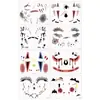 Pegatinas Faciales de Maquillaje de Halloween Nuevas Transfronterizas Boca Grande de Terror Cicatriz Mascarada de Halloween Fiesta Festiva Pegatinas de Tatuaje