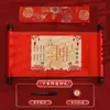 Carta de Noivado Estilo Chinês Rolo de Noivado Retrô Carta de Casamento Manuscrita Grande Dia do Casamento Coleção de Suprimentos para Noivado