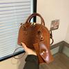 Bolso bandolera de alta gama con estampado de cocodrilo para mujer, primavera y verano 2024.