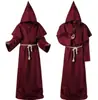 Cosplay de Halloween traje antiguo traje de monje medieval Túnica de monje traje de mago traje de sacerdote traje COS traje de escenario