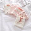 Ropa interior coreana con hilo, bragas dulces de encaje con lazo, calzoncillos para niña de algodón puro en la entrepierna, tiro medio que cubre la cadera