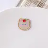 Etiqueta de Pano Desenho Animado Bordada em Computador Etiqueta Tecida Padrão Animal Acessório de Cabeça Artesanal Roupas de Bebê com Brinquedo de Pelúcia Adesivos Decorativos de Pano