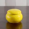 Mini tarro de cerámica pequeño para té, botella de crema labial, tarro sellado para almacenamiento de ungüento, pastillas, bálsamo cosmético, polvo
