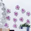 Acessórios para Unhas Artísticas Flor Sansheng Degradê Transparente Gelo Pequena Flor Brilhante Patch para Unha Usar Armadura Bolsa de Material DIY