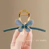 Pinza para el Cabello Floral Dulce y Fresca con un Toque de Lujo, Horquilla Exquisita para Mujer, Pinza de Tiburón Moderna y Versátil, Horquilla para Peinados Recogidos