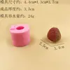Molde de Silicone de Lichia Fruta Lichia Squeeze Vela Perfumada Gesso Assar Chocolate Assar Molde de Cozinha