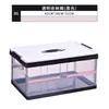 Caja de Almacenamiento para Coche Transparente Plegable Caja de Almacenamiento para Maletero Caja de Almacenamiento Multifuncional para Basura del Coche y del Hogar