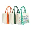 Bolsa de Lienzo para Streamer Logo Personalizado Bolso Tote Elegante Bolsa de Lienzo Laminado Bolsa Corporativa de Protección Ambiental Patrón Personalizado