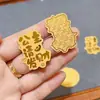 Pegatinas para Teléfono de Lámina Dorada con Oro Puro 999, Traen Riqueza y Prosperidad, Pegatinas de Princesa para Hacerse Rica, Regalos Promocionales para Atraer Clientes
