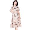 Vestido de Verano para Madre Joven de Manga Corta Estilo Extranjero Reductor de Edad 2025 Nuevo Falda Floral para Mujer de Mediana Edad