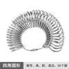 Tamanho Americano, Tamanho Europeu, Tamanho de Hong Kong Medidor de Anel, Ferramenta de Medição de Circunferência de Pulseira, Medição de Circunferência de Anel de Dedo