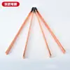 Cepilladora de gas de arco de carbono Barra de carbono Barra de carbono redonda Electrodo de grafito Chapado en cobre 6 mm 8 mm 10 mm Barra de carbono redonda Cepilladora de gas de arco plano Barra de carbono