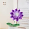Venta al por mayor Transfronteriza Hilo Tejido a Mano Girasoles Flores Artificiales Regalos del Día de San Valentín Decoración del Hogar