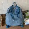 Mochila de Viaje de Mezclilla Nueva Vintage Transfronteriza 2026, Moderna y Versátil, Artística y Ligera, Bolso de Mano y de Hombro