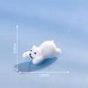 Micro Paisagem Cena Decoração Resina Artesanato Urso Polar Luminoso DIY Jóias Pequenos Acessórios Glaciar Pequenos Ornamentos Boneca