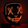 Decoración de Halloween Máscara de Payaso Luminosa Máscara Luminosa de Terror para Niños y Niños Casco Misterioso Guapo Divertido