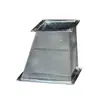 Brida de placa común galvanizada conducto de aire aire acondicionado ventilación extracción de humos polvo conducto de hierro blanco conducto de ventilación soldado de acero inoxidable