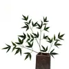 Plantas Verdes Artificiales de Dongguan, Ramas de Árboles Grandes, Hojas Naranjas, Hojas de Arce, Ficus Francés, Hojas de Plástico de Árbol de Té