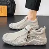 Nuevos Zapatos Casuales para Hombre para Viajes al Aire Libre, Cómodos y Transpirables, Tenis de Malla Casuales con Cremallera, Mocasines Slip-On