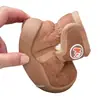 Botas de Neve Infantis com Forro de Lã, Espessadas para o Inverno, Sola Macia, Unissex, Impermeáveis, Antiderrapantes e Quentes