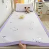 Colchonete de Seda Gelada Classe A para Dormitório Estudantil Cama de Solteiro, Conjunto de Três Peças, Lavável à Máquina, Colchonete de Verão com Ar Condicionado