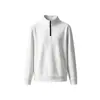 Sudadera Nueva Otoño/Invierno para Hombre Manga Larga Capa Base Tejido Gofrado Lyocell Media Cremallera Mantener Caliente Top Diario