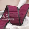 Cinta Plisada tipo Acordeón de Doble Cara para Manualidades Accesorios para el Cabello Lazos Zapatos y Sombreros Color Contrastante Borde Irregular Plisado Cinta Coreana Importada
