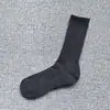 Meias Masculinas de Outono e Inverno Meia-calça Fundo Atoalhado Algodão Espessado Meia Longa Esportiva Basquete Tendência Branca Meia de Cano Alto Branca