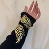 Pulsera elástica estilo europeo y americano con diseño de hoja retorcida en espiral para mujer, Lujo accesible, Gama alta, Versión ancha, Tendencia de pulsera exagerada