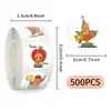 500 Pegatinas, 14 Hojas de Pegatinas Temáticas de Estrellas con Bucle para Decorar Tablets, Cuadernos, Agendas y Escritorios, Venta al por Mayor de Pegatinas Transfronterizas