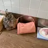 Bolsa Feminina Transfronteiriça 2026 Novo Outono Início Versátil Simples Cilindro Redondo Bolsa de Nicho Moda Bolsa de Ombro Único Transversal Bolsa Almofada
