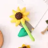 Outono e inverno Nova cor broche de flor pingente de bolsa fofo acessórios de cabelo de tecido coreano atacado pingente diy feito à mão