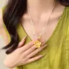 Collar de cuentas florales dulce y colorido inspirado en la dopamina para mujer, perfecto para la primavera, creando un look soñador y etéreo, una cadena para la clavícula única y elegante