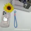 Cadena para Teléfono Móvil Corta de Dopamina Correa Anti-Pérdida Cuerda Tejida a Mano Correa de Mano para Taza de Agua Correa de Muñeca Colgante