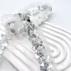 Nuevo Estilo Inspirado en Chanel, Adorno Pesado de Pedrería y Lentejuelas, Cinta con Adorno de Pedrería, 5 cm de Ancho, Accesorio de Pajarita para Escote