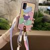 Adecuado para funda de teléfono móvil Lingdu, a prueba de polvo, versión Q linda, digital, diagonal, borde completo, estilo nuevo, pulsera con cordón simple